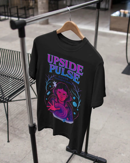 Upside Pulse Eleven Telekinetic Surge Stranger Things T-Shirt  | Multi-Fit Premium 180 GSM | S-7XL