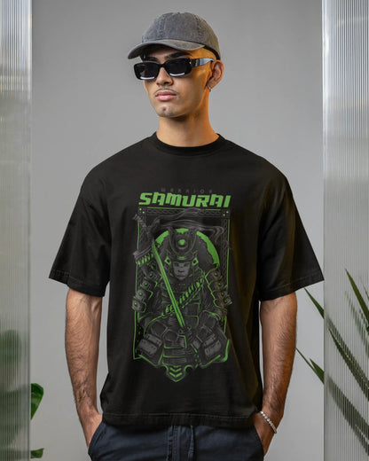Warrior Samurai Neon Spirit  T-Shirt | Multi-Fit Premium 180 GSM | S-7XL