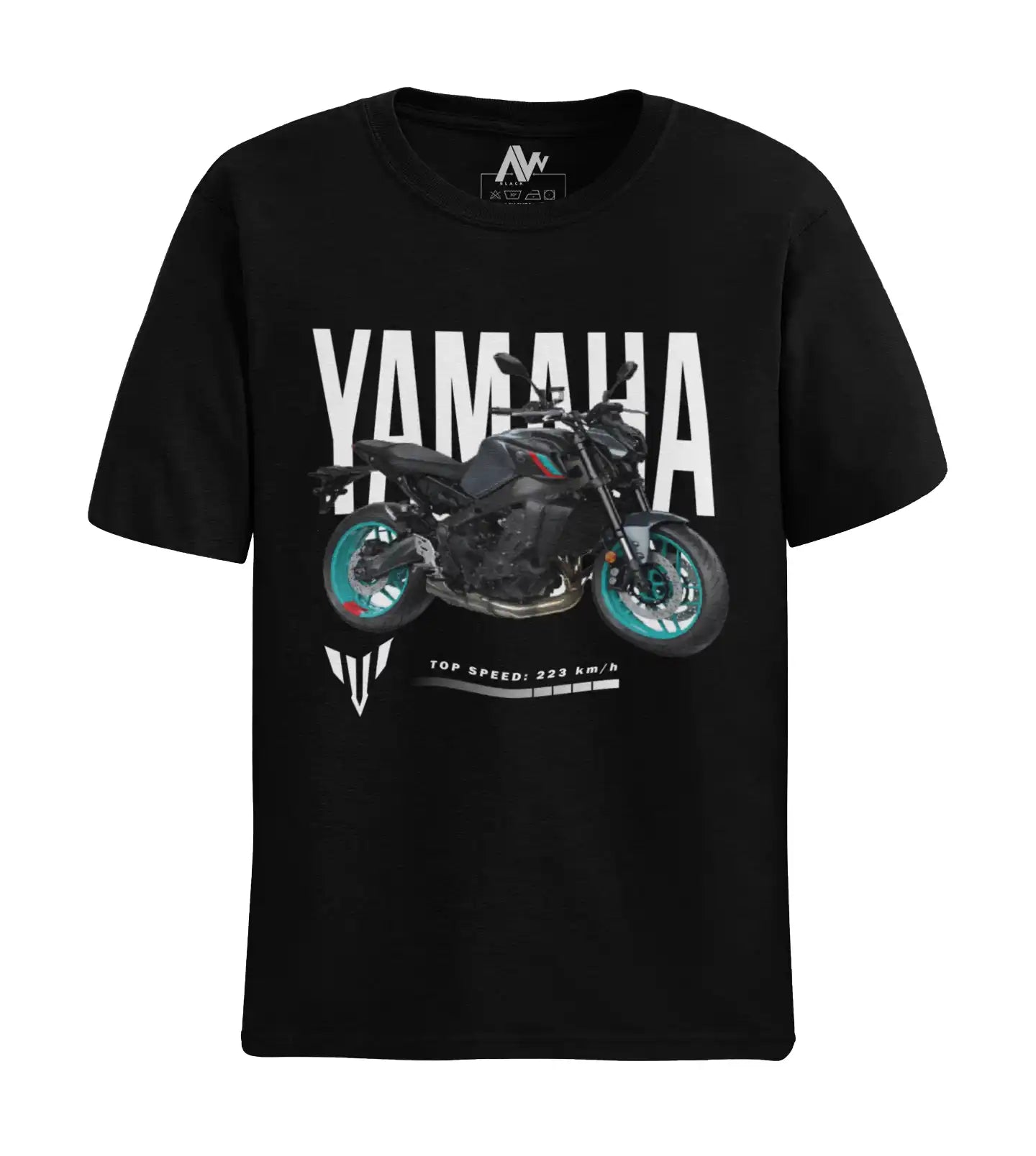 Yamaha MT-09 Motorcycle  Bike T-Shirt  | Multi-Fit Premium 180 GSM | S-7XL