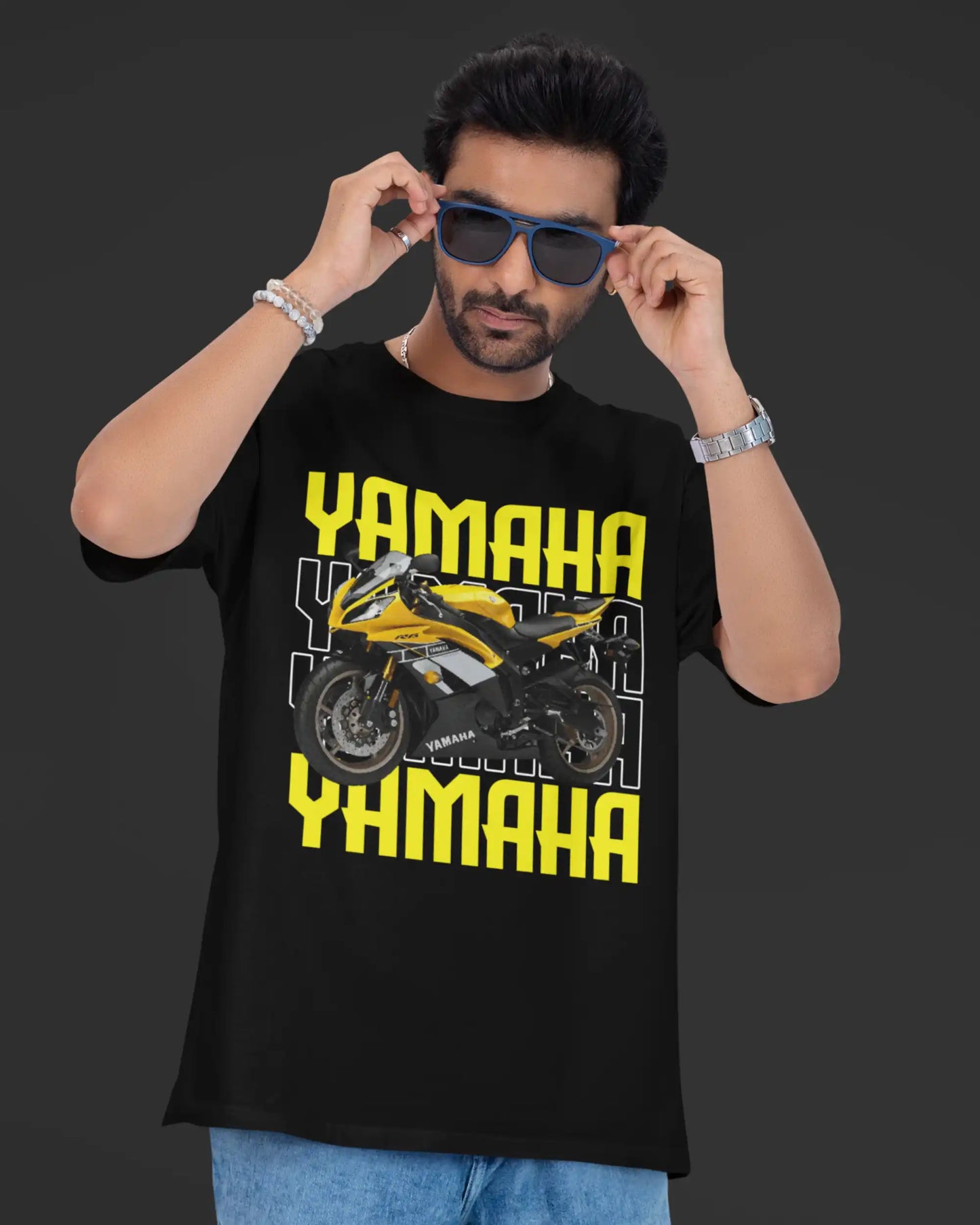 Yamaha R6 Motorcycle Bike T-Shirt  | Multi-Fit Premium 180 GSM | S-7XL