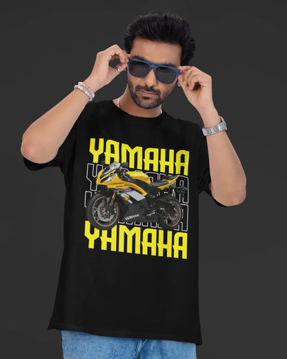 Yamaha R6 Motorcycle Bike T-Shirt  | Multi-Fit Premium 180 GSM | S-7XL