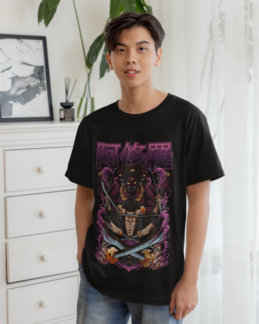 Zoro’s Three-Sword Oversize | Regular Fit | Plus Size Premium Black T-Shirt | S to 7XL