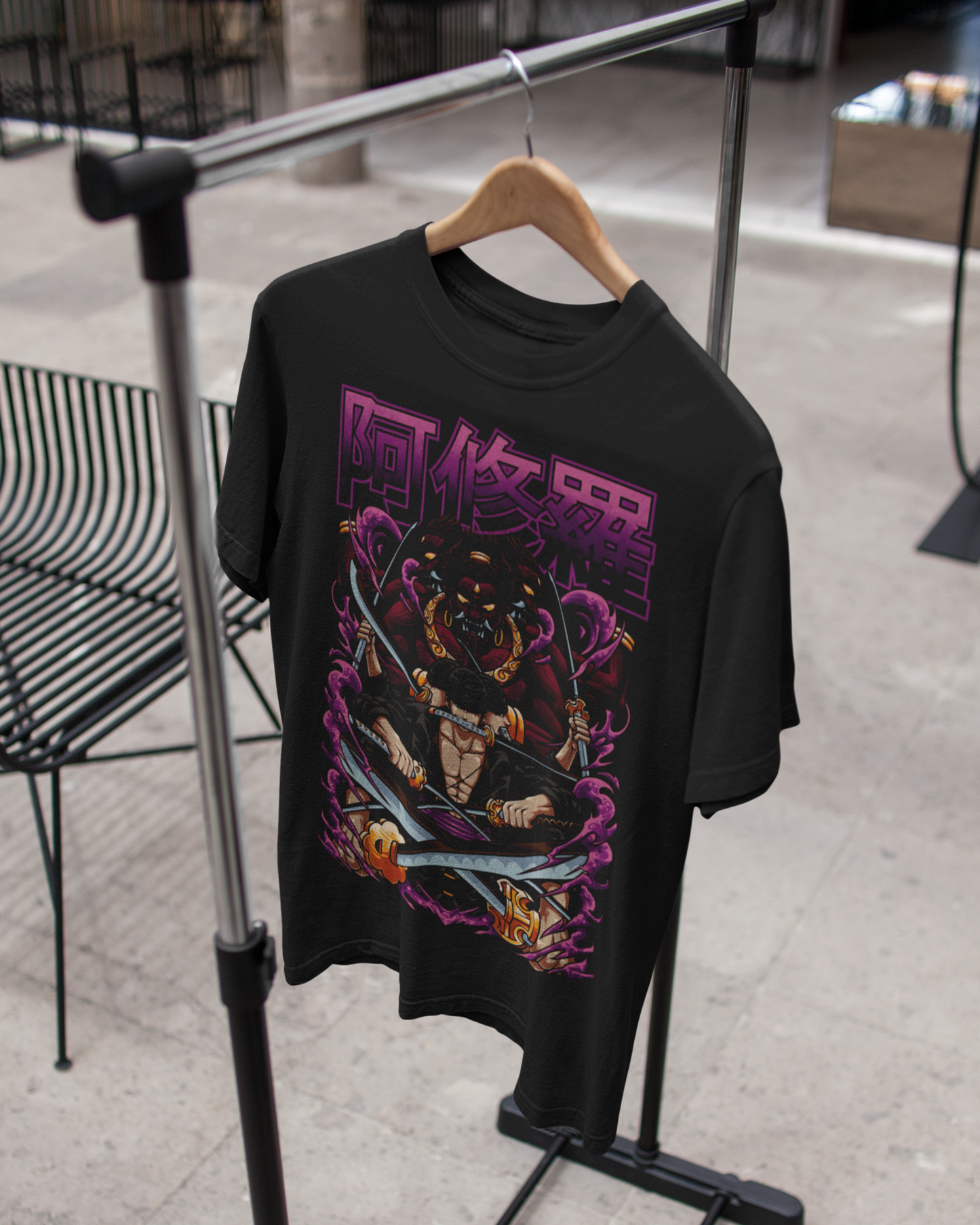Zoro’s Three-Sword Oversize | Regular Fit | Plus Size Premium Black T-Shirt | S to 7XL