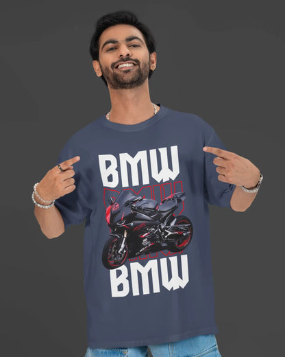 BMW S1000RR Motorcycle Bike T-Shirt  | Multi-Fit Premium 180 GSM | S-7XL
