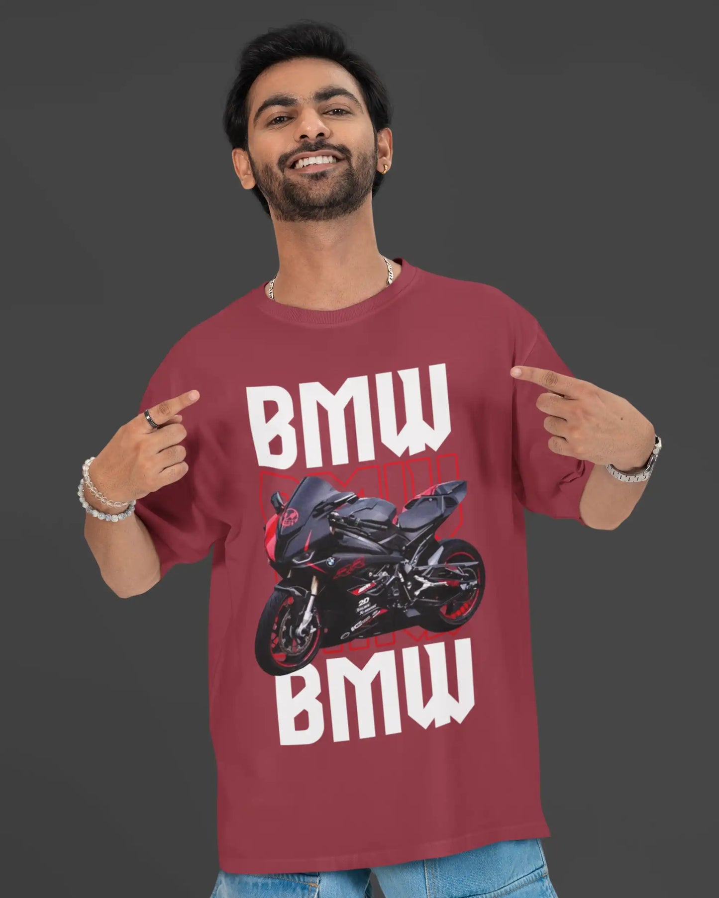 BMW S1000RR Motorcycle Bike T-Shirt  | Multi-Fit Premium 180 GSM | S-7XL
