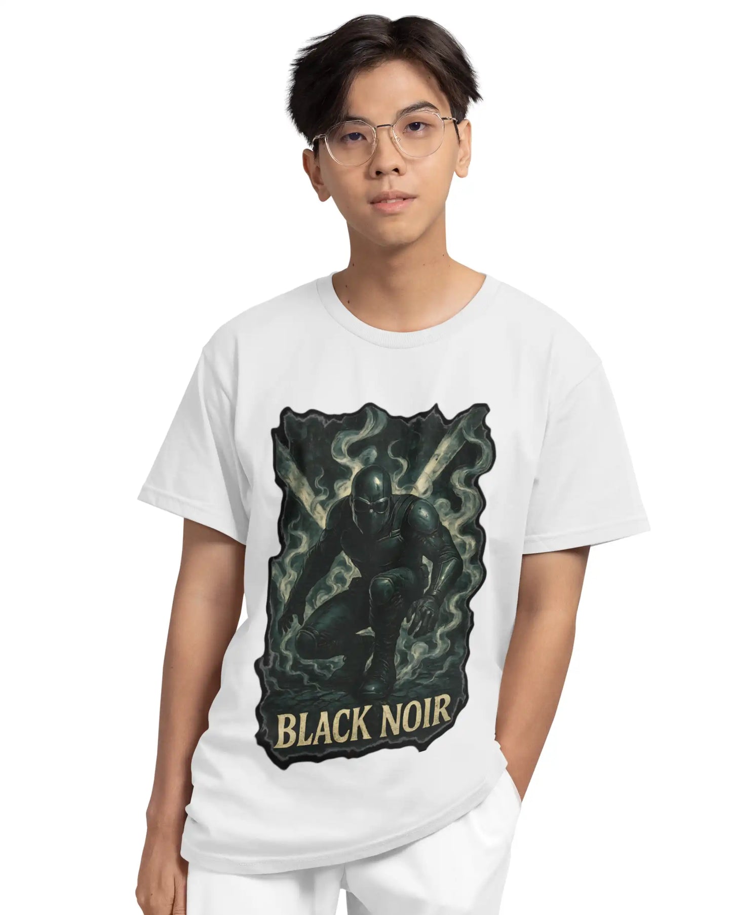 Black Noir Plus-Size T-Shirt | 180 GSM The Boys Graphic Tee S–7XL | AWBlack