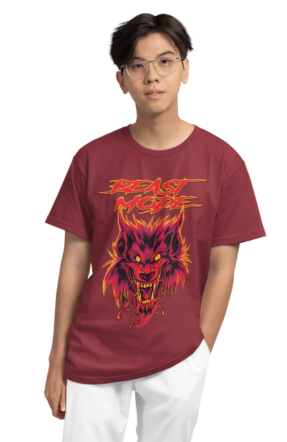 AI Wolf Design T-Shirt | Multi-Fit Premium 180 GSM Cotton | S–7XL