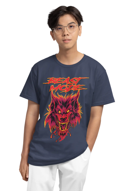 AI Wolf Design T-Shirt | Multi-Fit Premium 180 GSM Cotton | S–7XL
