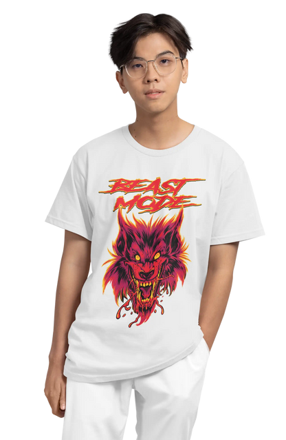 AI Wolf Design T-Shirt | Multi-Fit Premium 180 GSM Cotton | S–7XL