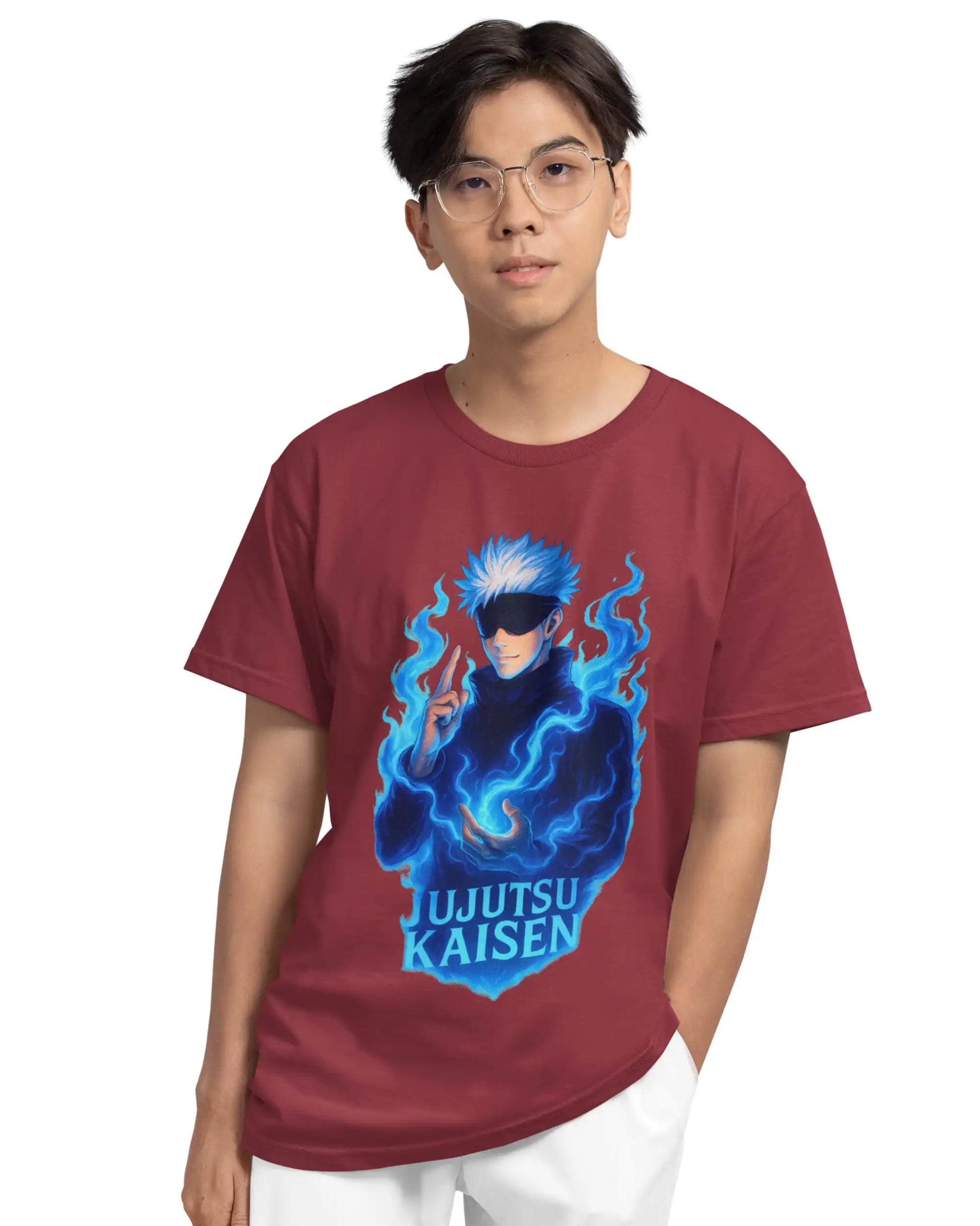 AWBlack gojo-satoru-jujutsu-kaisen-premium-multi-fit-tshirt