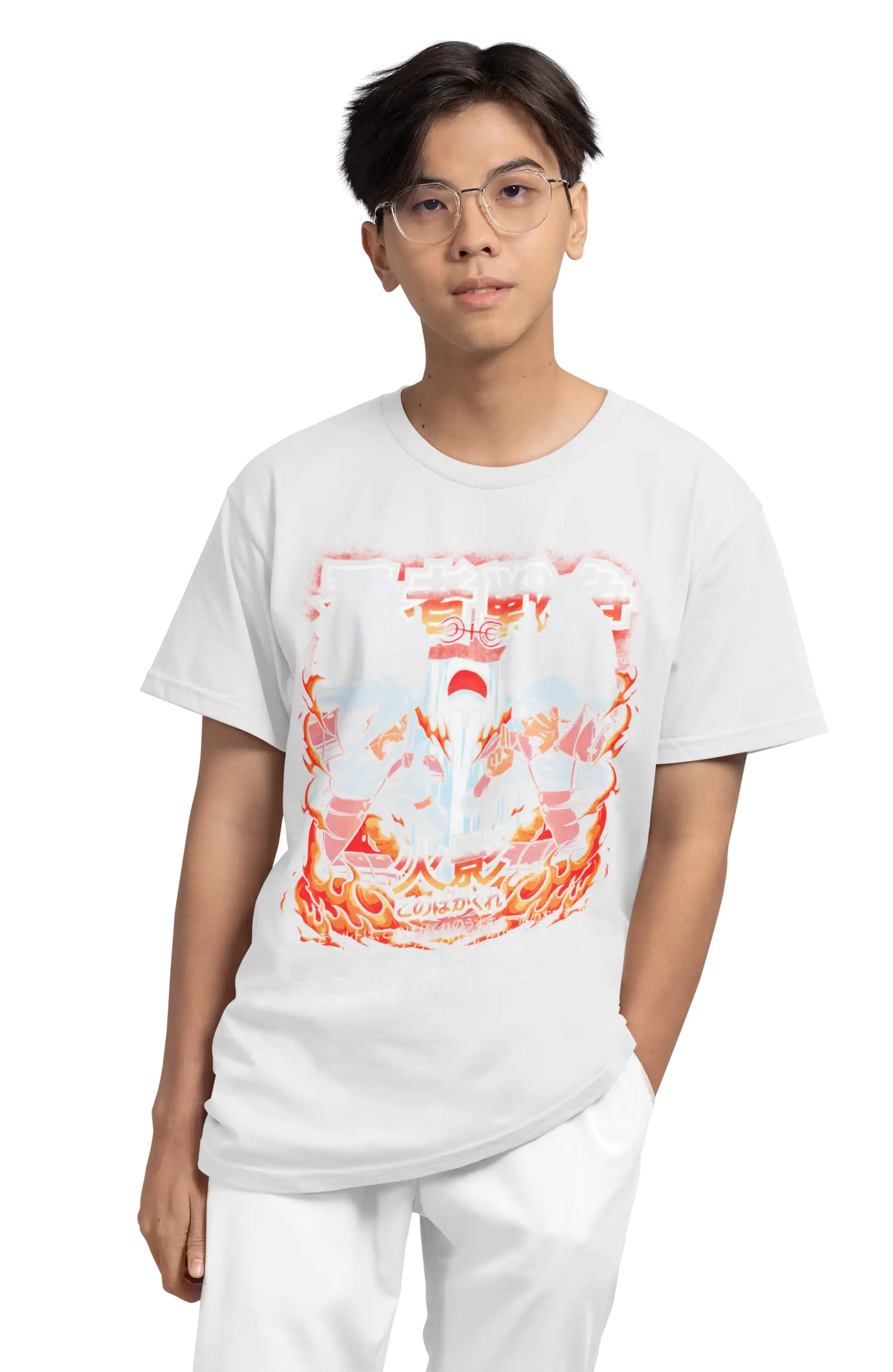 Hashirama vs Madara Naruto Anime T-Shirt | Multi-Fit Premium 180 GSM Cotton | S-7XL