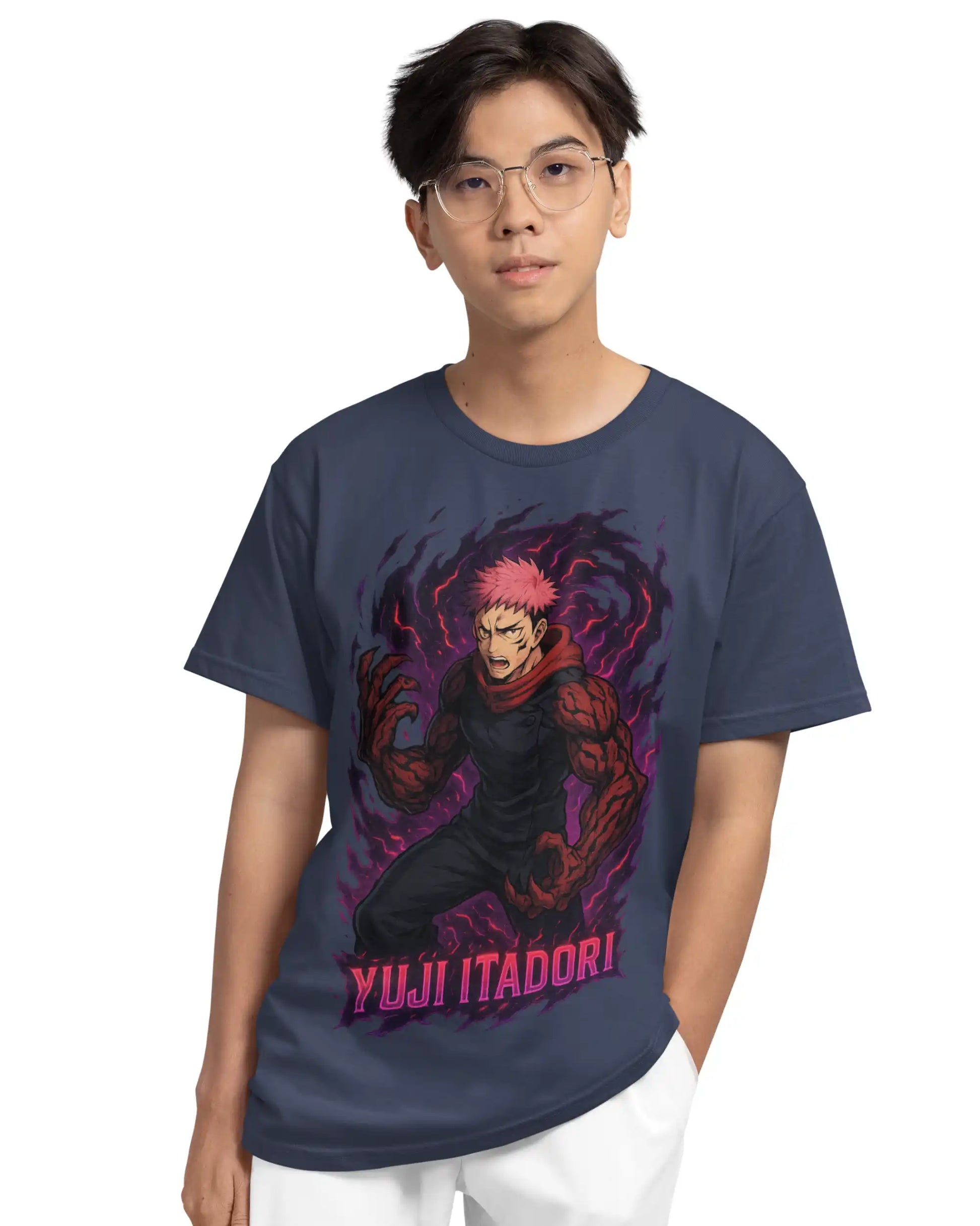 AWBlack jujutsu-kaisen-yuji-itadori-sukuna-arm-tshirt
