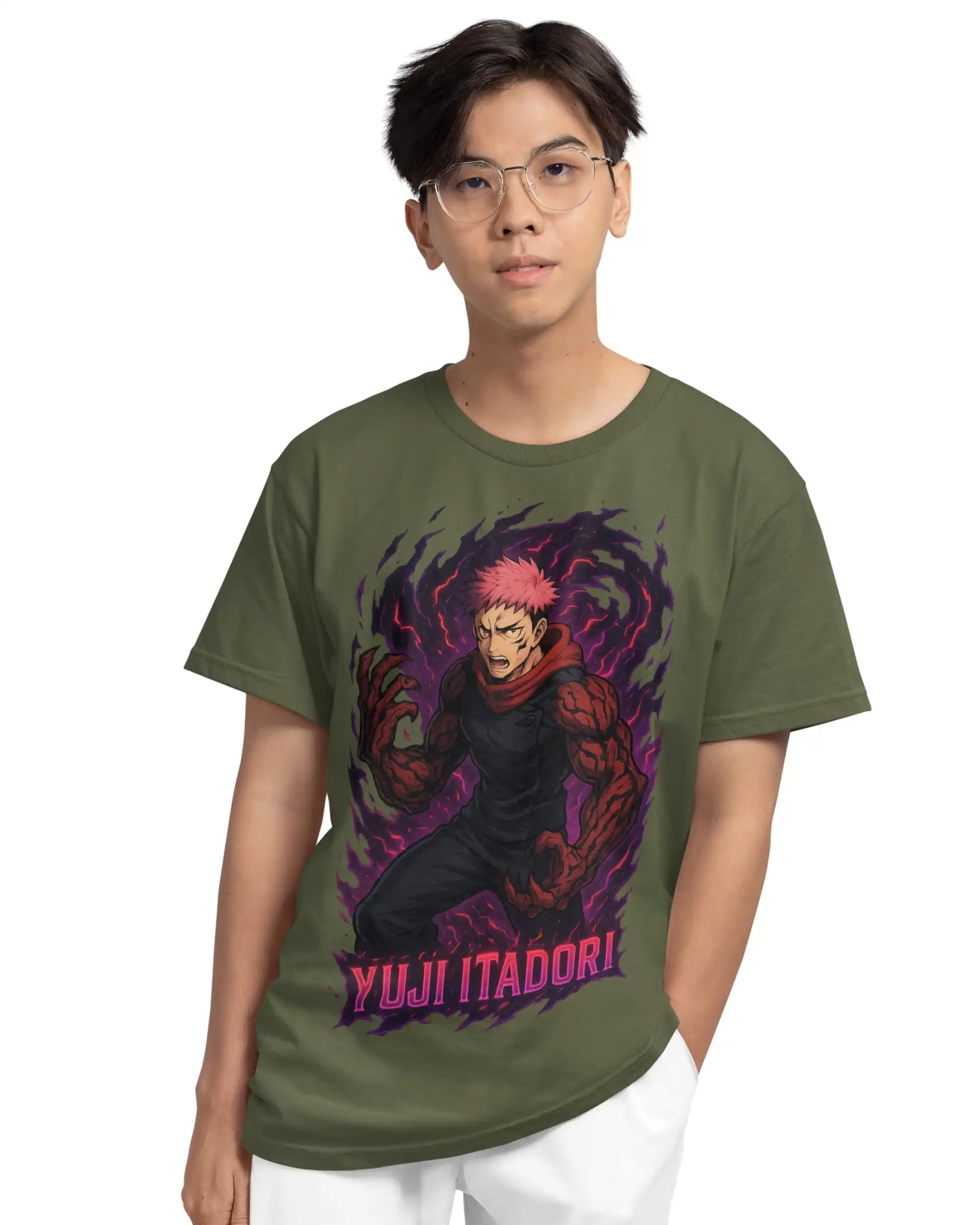 AWBlack jujutsu-kaisen-yuji-itadori-sukuna-arm-tshirt