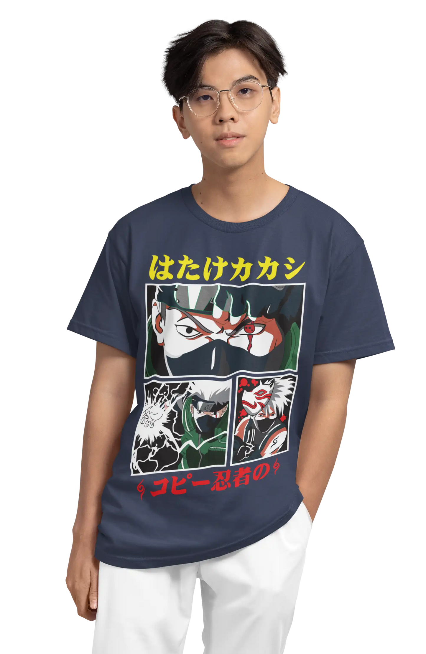Kakashi Sharingan T-Shirt | Multi-Fit Premium 180 GSM | S-7XL