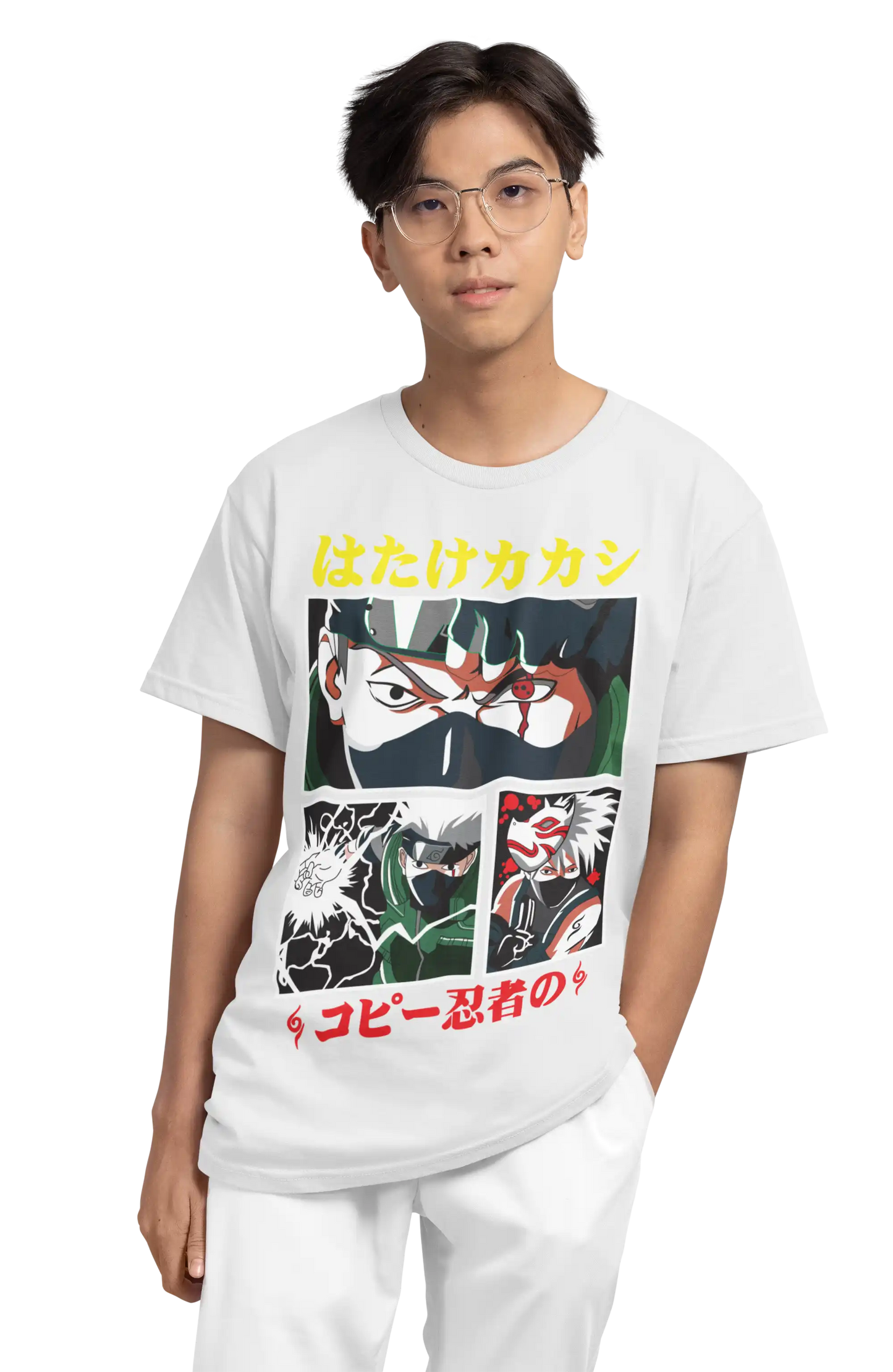 Kakashi Sharingan T-Shirt | Multi-Fit Premium 180 GSM | S-7XL