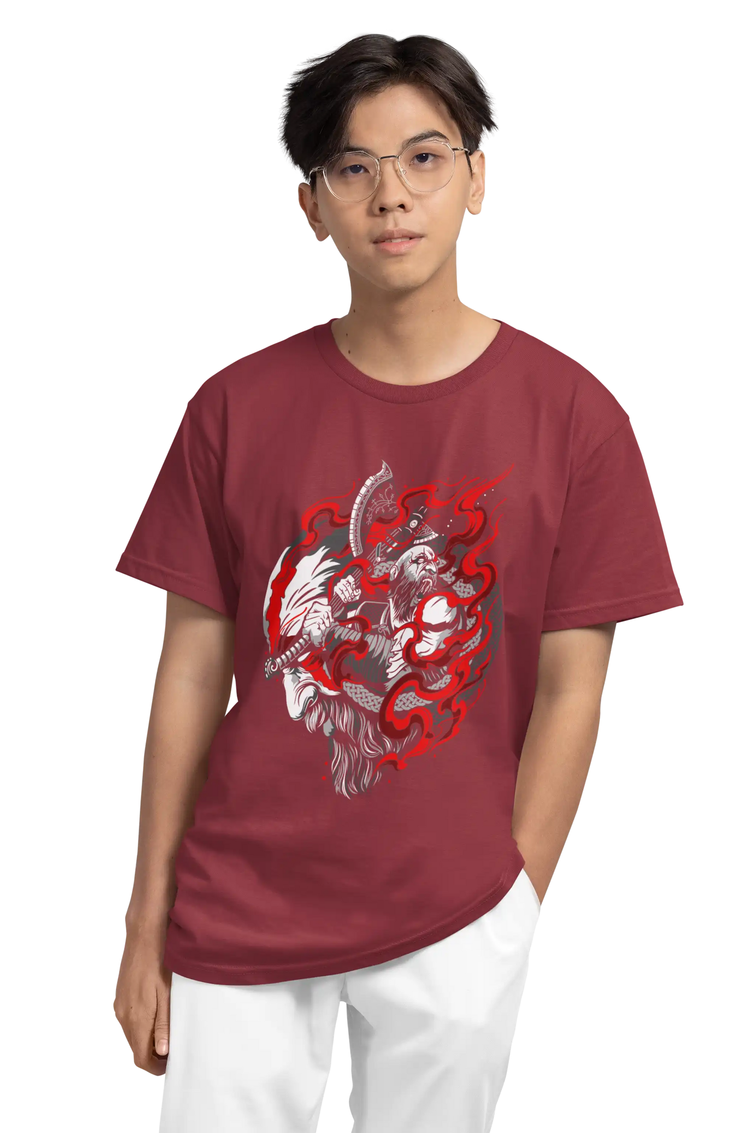 God Of War Kratos T-Shirt | Multi-Fit Premium 180 GSM | S-7XL