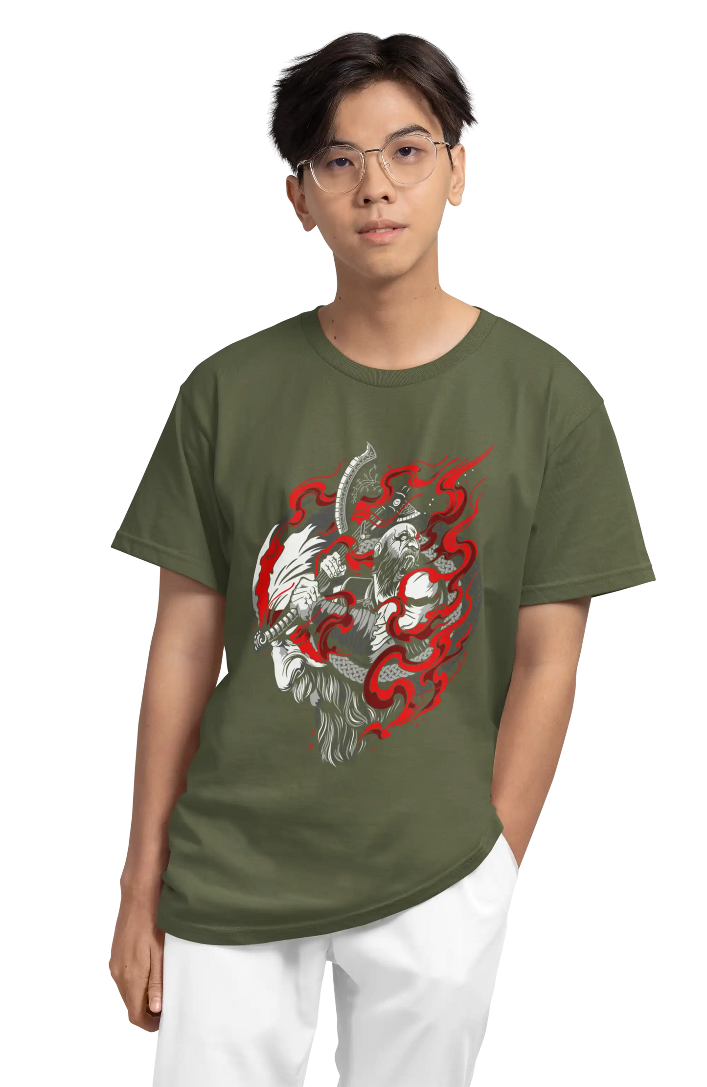 God Of War Kratos T-Shirt | Multi-Fit Premium 180 GSM | S-7XL