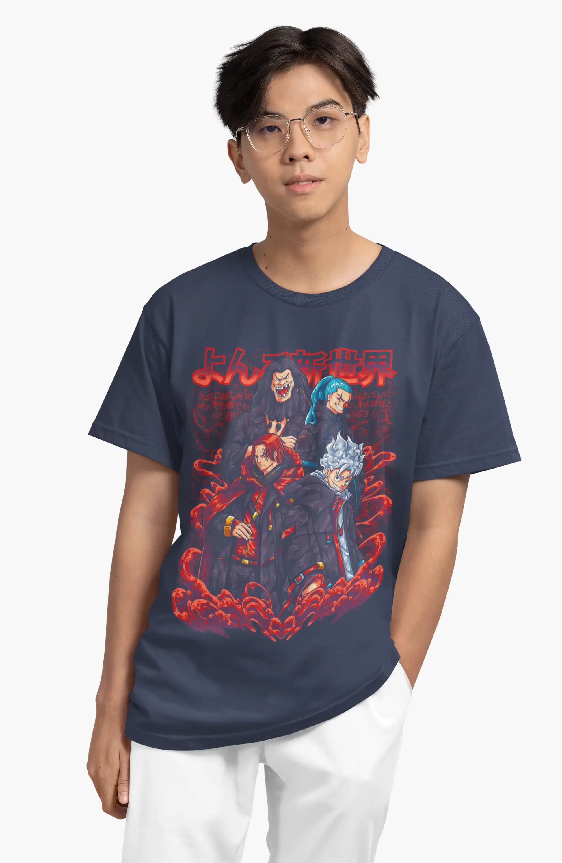 AWBlack one-piece-warriors-anime-premium-tshirt