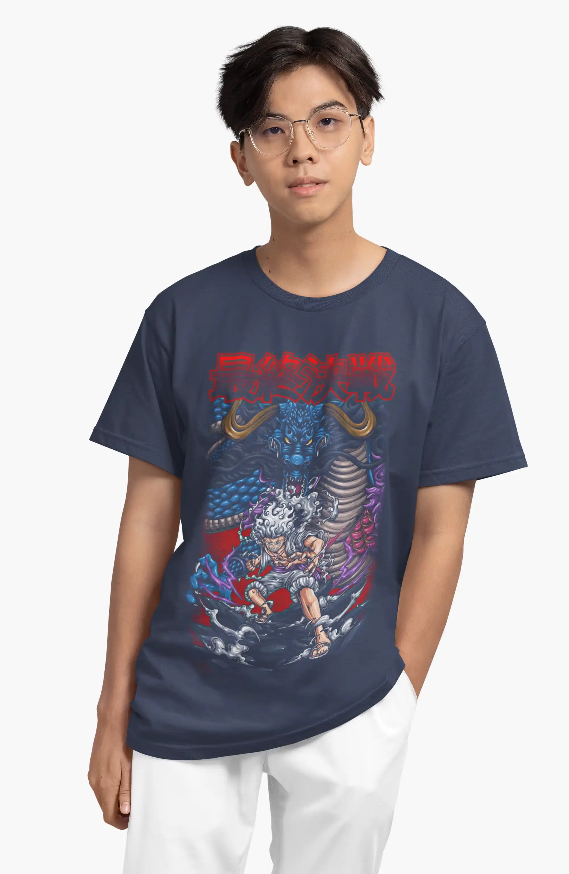 AWBlack luffy-dragon-fury-one-piece-tshirt