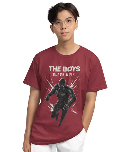 Muted Black Noir The Boys T-Shirt | Multi-Fit Premium 180 GSM | S-7XL