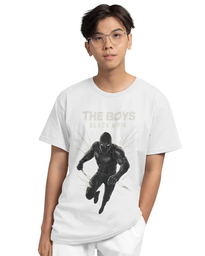 Muted Black Noir The Boys T-Shirt | Multi-Fit Premium 180 GSM | S-7XL