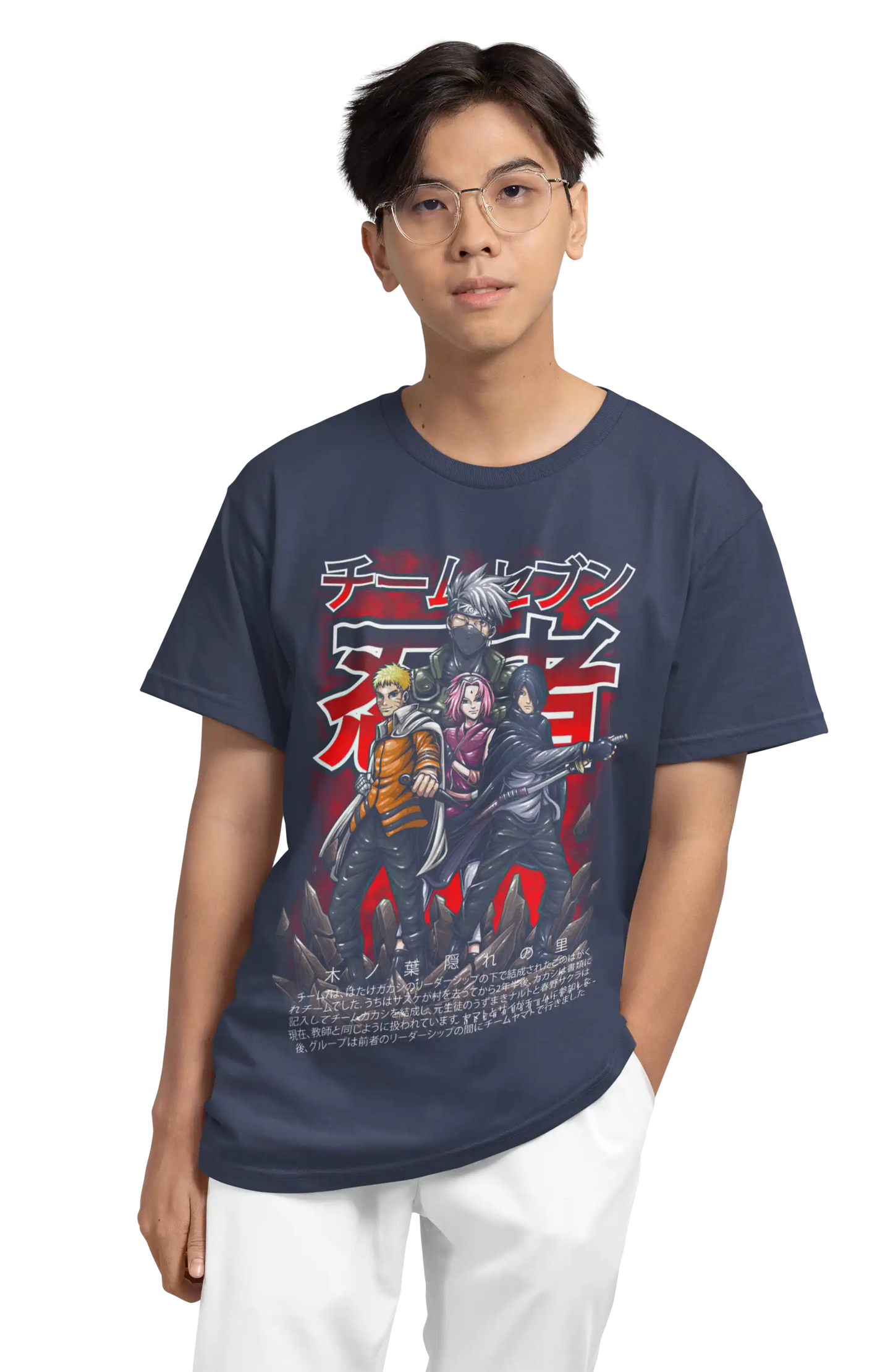 Next-Gen Shinobi Naruto Anime T-Shirt | Multi-Fit Premium 180 GSM Cotton | S-7XL