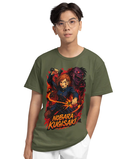 Nobara Kugisaki Jujutsu Kaisen T-Shirt | Multi-Fit Premium 180 GSM | S-7XL