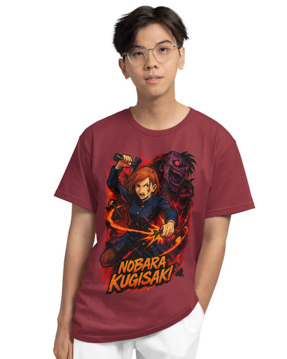 Nobara Kugisaki Jujutsu Kaisen T-Shirt | Multi-Fit Premium 180 GSM | S-7XL