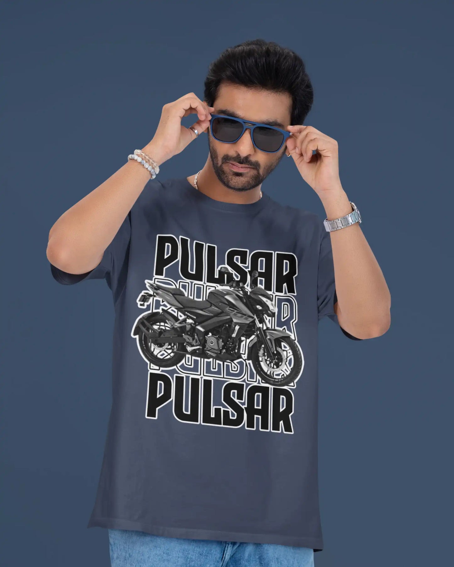 Pulsar NS 200 Motorcycle Bike T-Shirt  | Multi-Fit Premium 180 GSM | S-7XL