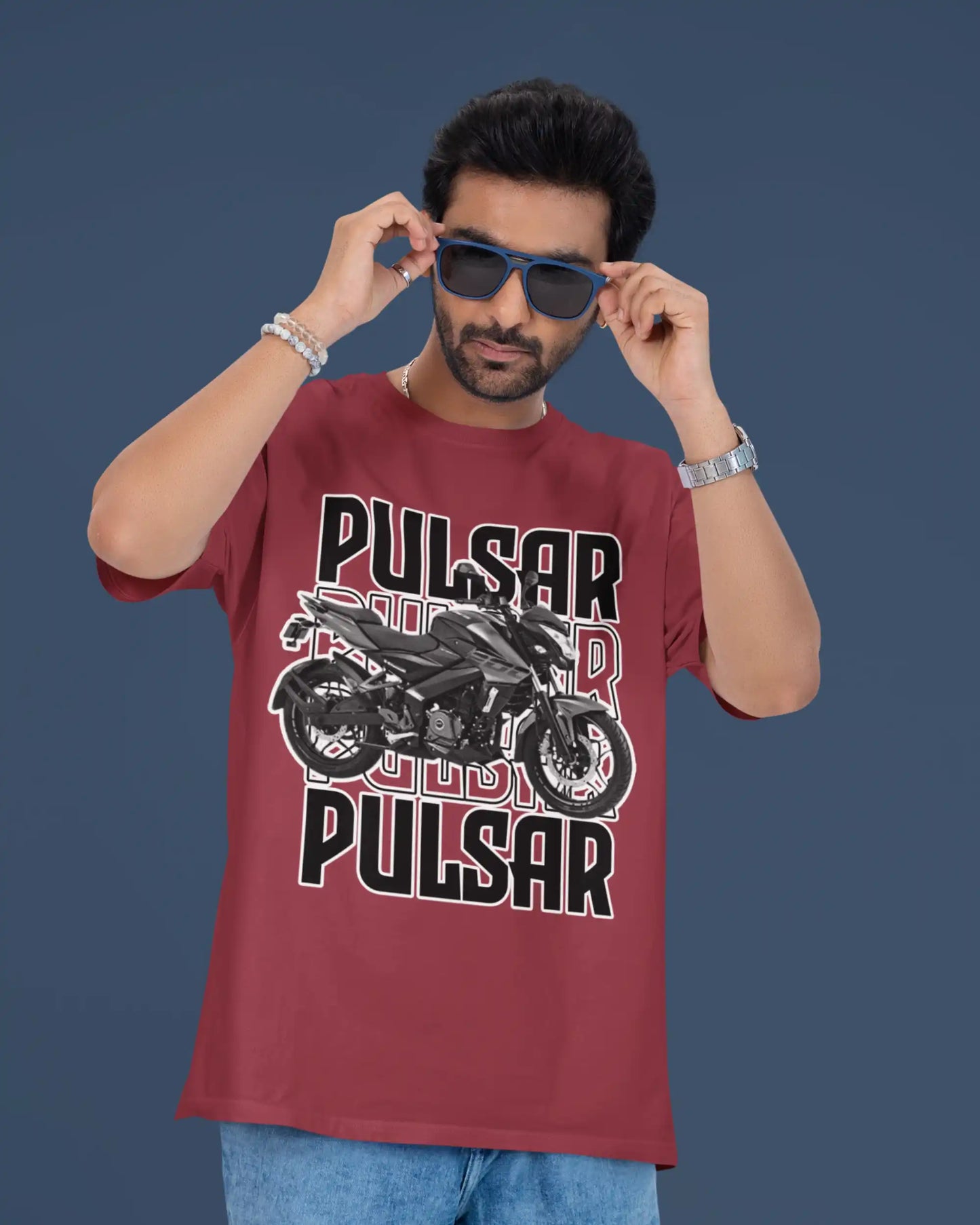 Pulsar NS 200 Motorcycle Bike T-Shirt  | Multi-Fit Premium 180 GSM | S-7XL