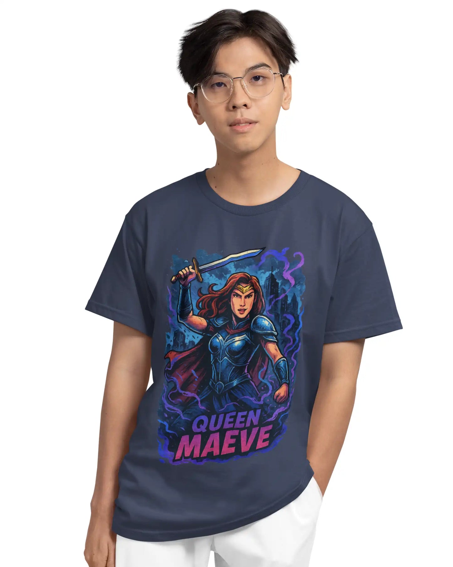 Queen Maeve Plus-Size T-Shirt | 180 GSM The Boys Graphic Tee S–7XL | AWBlack