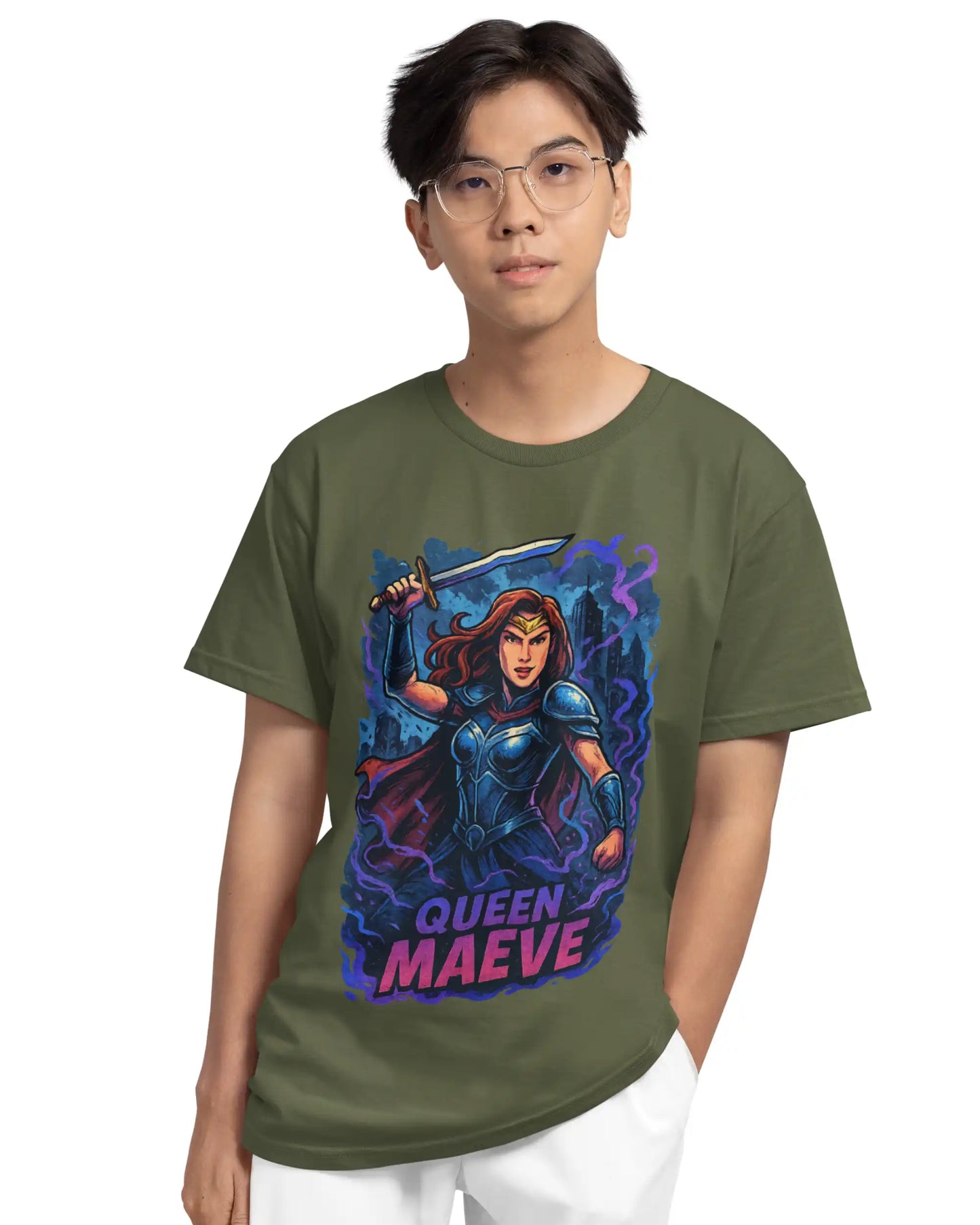 Queen Maeve Plus-Size T-Shirt | 180 GSM The Boys Graphic Tee S–7XL | AWBlack