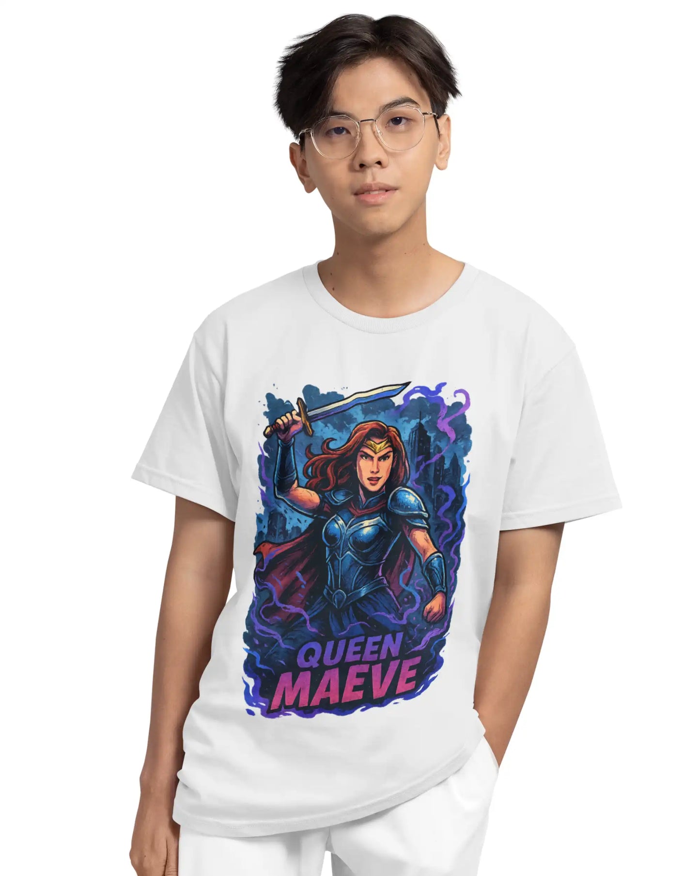 Queen Maeve Plus-Size T-Shirt | 180 GSM The Boys Graphic Tee S–7XL | AWBlack