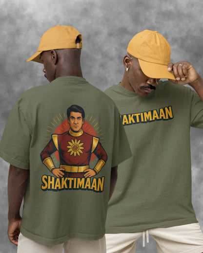 Shaktimaan Oversized T-Shirt | Front & Back Design | Premium 180 GSM