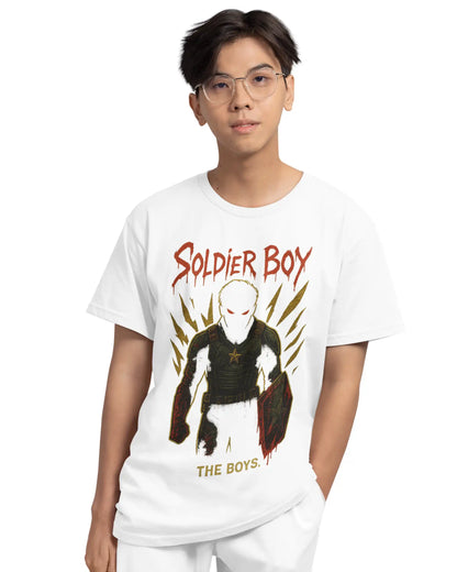 Soldier Boy Dark Mode The Boys T-Shirt | Multi-Fit Premium 180 GSM | S-7XL