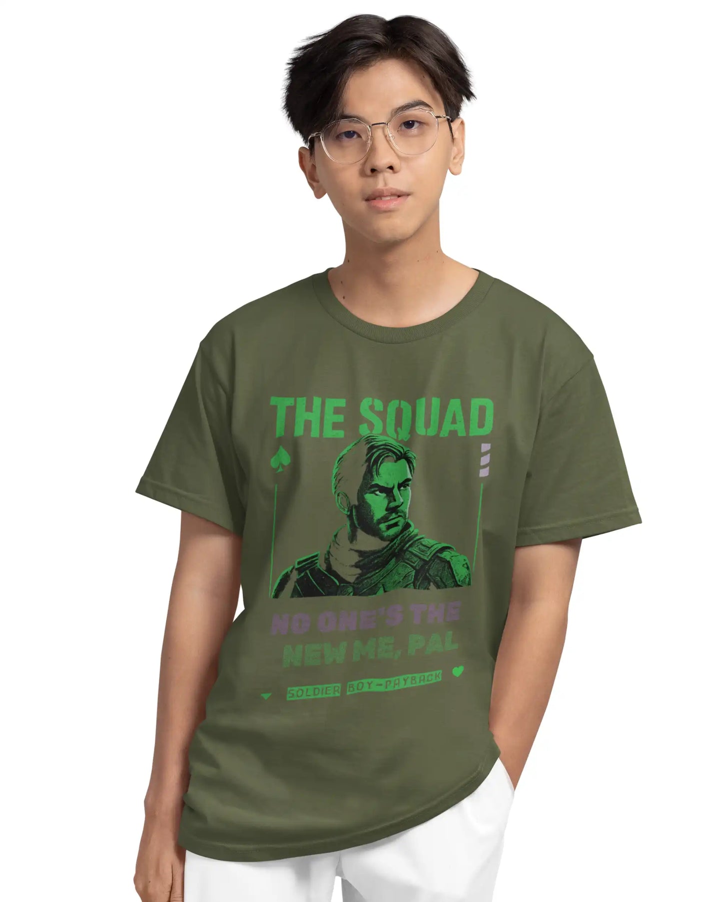 Soldier Boy Plus-Size T-Shirt | 180 GSM The Boys “New Me” Graphic Tee S–7XL | AWBlack