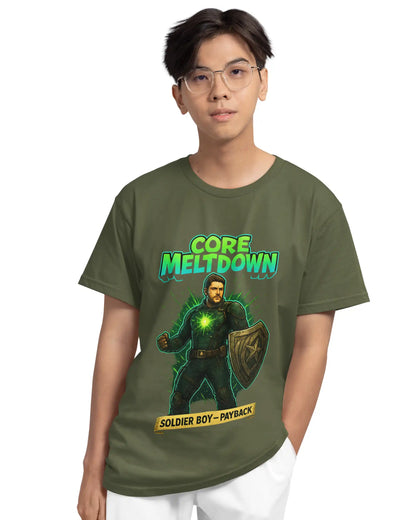 Soldier Boy Plus-Size T-Shirt | 180 GSM The Boys Graphic Tee S–7XL | AWBlack