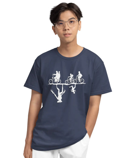 Stranger Things Upside Down T-Shirt | Multi-Fit Premium 180 GSM | S-7XL