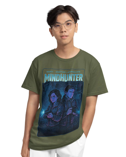 Stranger Things Mindhunter Plus Size T-Shirt | Nancy & Jonathan Graphic Tee | Multi-Fit 180 GSM | S–7XL