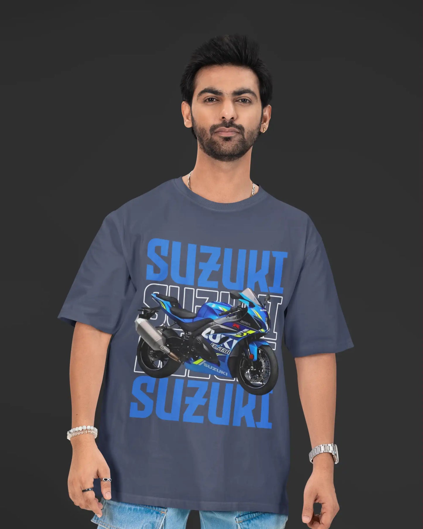 Suzuki GSX-R Motorcycle Bike T-Shirt  | Multi-Fit Premium 180 GSM | S-7XL