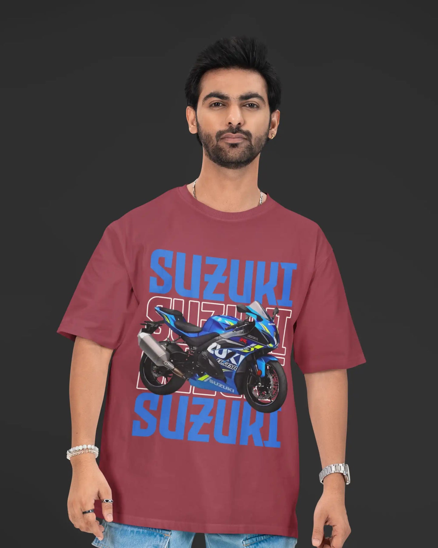 Suzuki GSX-R Motorcycle Bike T-Shirt  | Multi-Fit Premium 180 GSM | S-7XL