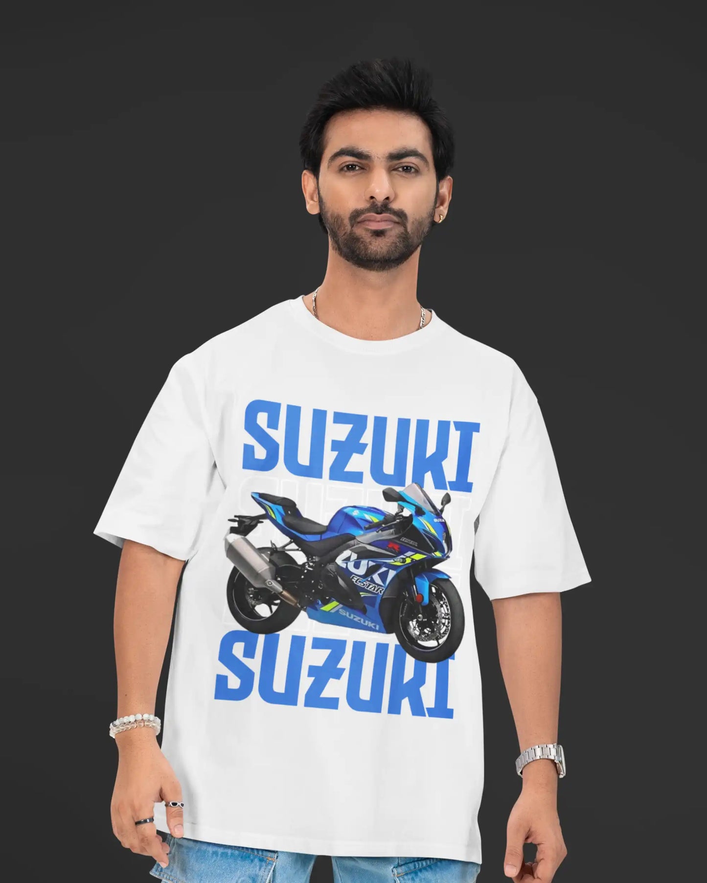 Suzuki GSX-R Motorcycle Bike T-Shirt  | Multi-Fit Premium 180 GSM | S-7XL