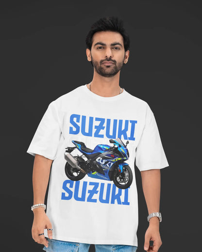 Suzuki GSX-R Motorcycle Bike T-Shirt  | Multi-Fit Premium 180 GSM | S-7XL