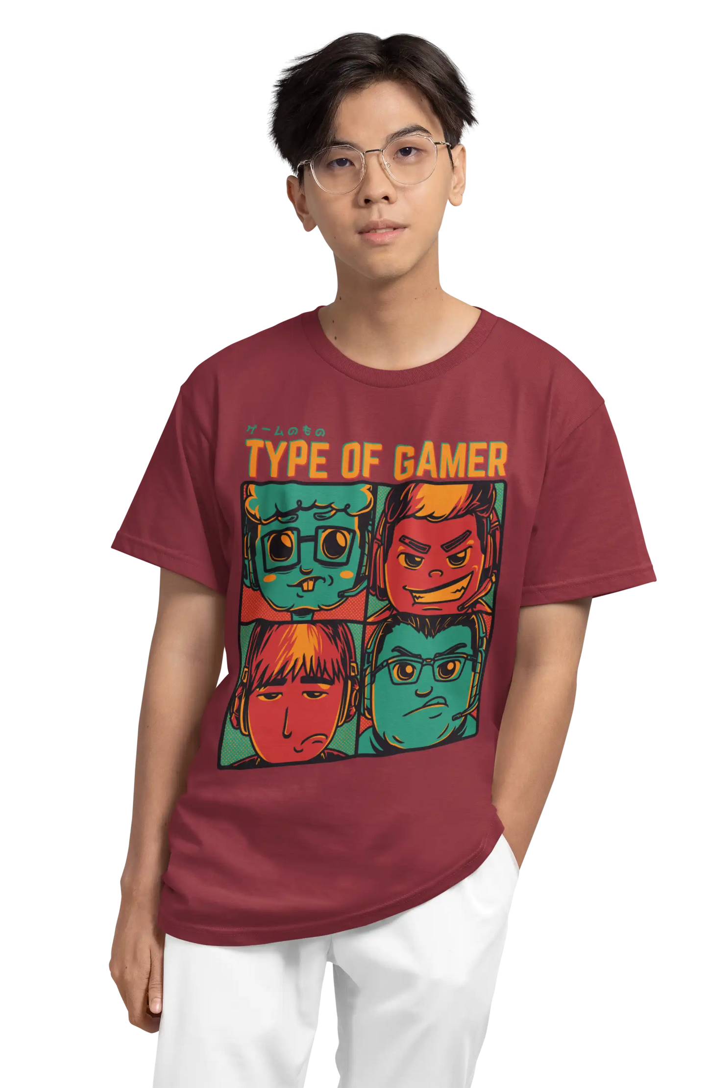 The Gamer Anime T-Shirt | Multi-Fit Premium 180 GSM Cotton | S–7XL