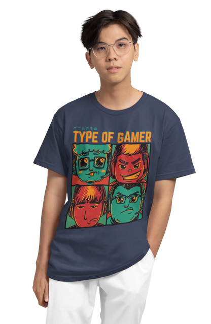 The Gamer Anime T-Shirt | Multi-Fit Premium 180 GSM Cotton | S–7XL