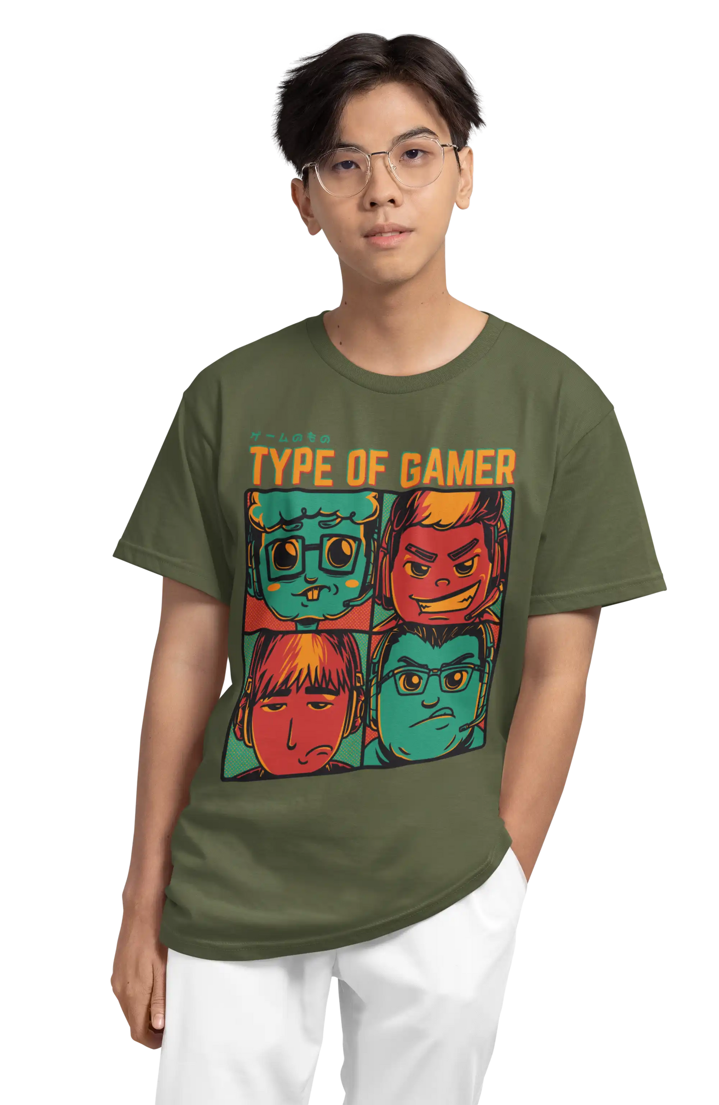 The Gamer Anime T-Shirt | Multi-Fit Premium 180 GSM Cotton | S–7XL