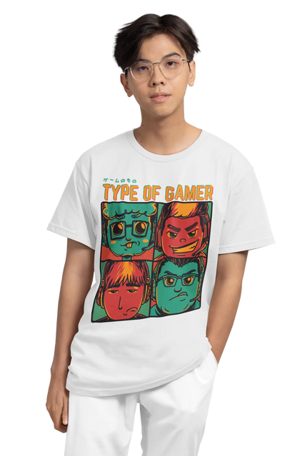 The Gamer Anime T-Shirt | Multi-Fit Premium 180 GSM Cotton | S–7XL