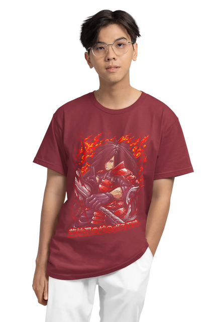Naruto Uchiha Inferno Plus-Size T-Shirt | Multi-Fit Premium 180 GSM | S–7XL