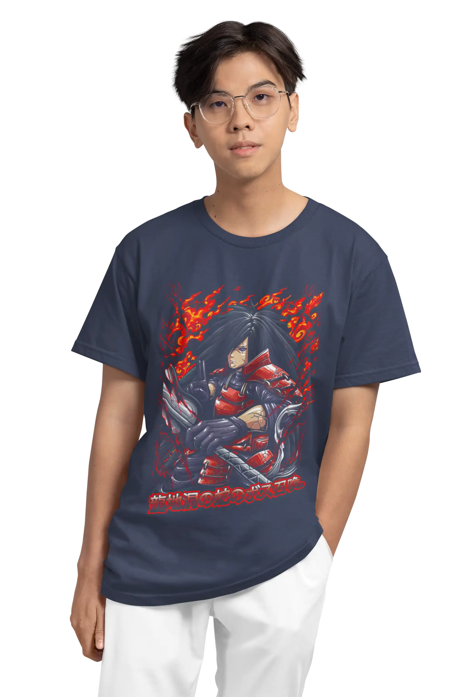 Naruto Uchiha Inferno Plus-Size T-Shirt | Multi-Fit Premium 180 GSM | S–7XL