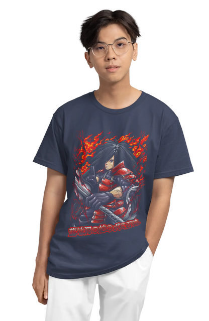 Naruto Uchiha Inferno Plus-Size T-Shirt | Multi-Fit Premium 180 GSM | S–7XL